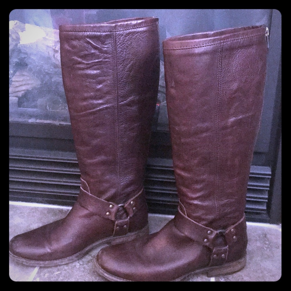 Frye boots- Carson Harness Tall style